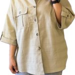 شومیز یقه لوپ اسپرت زنانه مینت