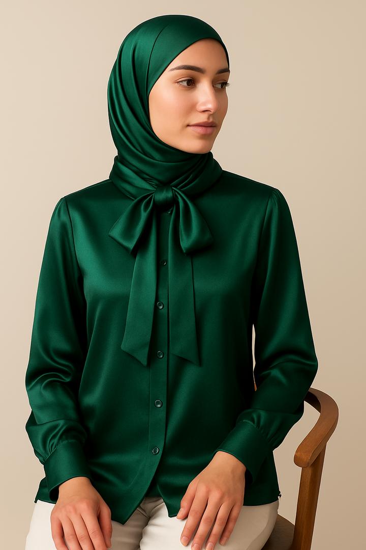 خرید شومیز زنانه مجلسی ساتن