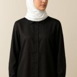 شومیز زنانه بلند مشکی