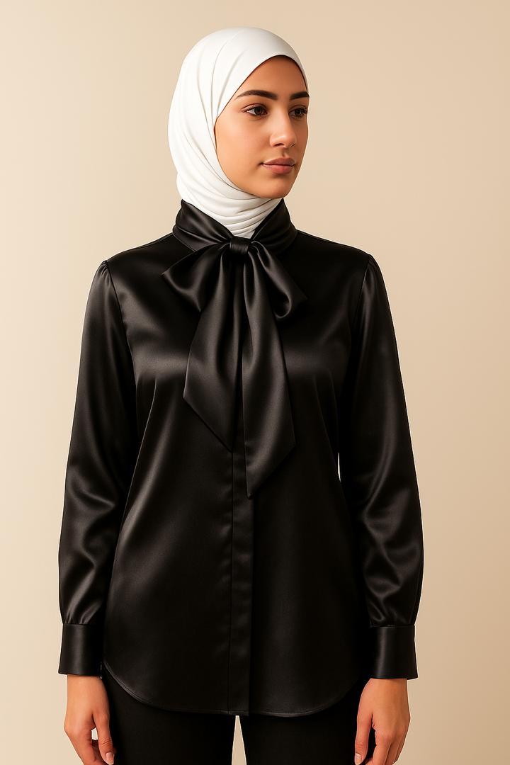 شومیز زنانه مجلسی ساتن