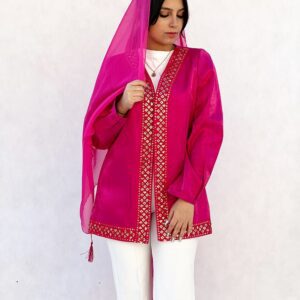 خرید کت تافته سوزن دوزی