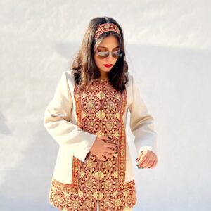 خرید کت سوزن دوزی مجلسی زنانه