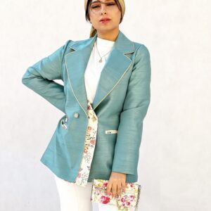 خرید کت یقه انگلیسی زنانه