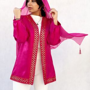 کت تافته سوزن دوزی زنانه